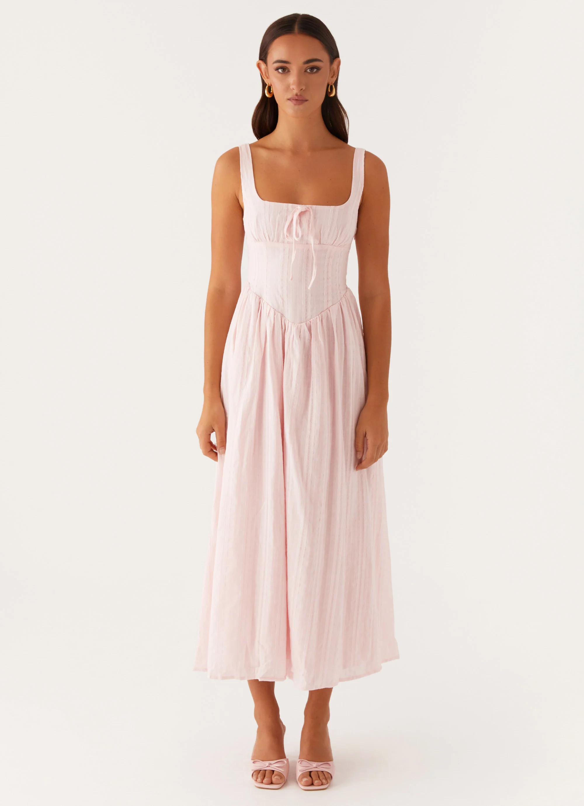 Pascuelle Midi Dress - Pink
