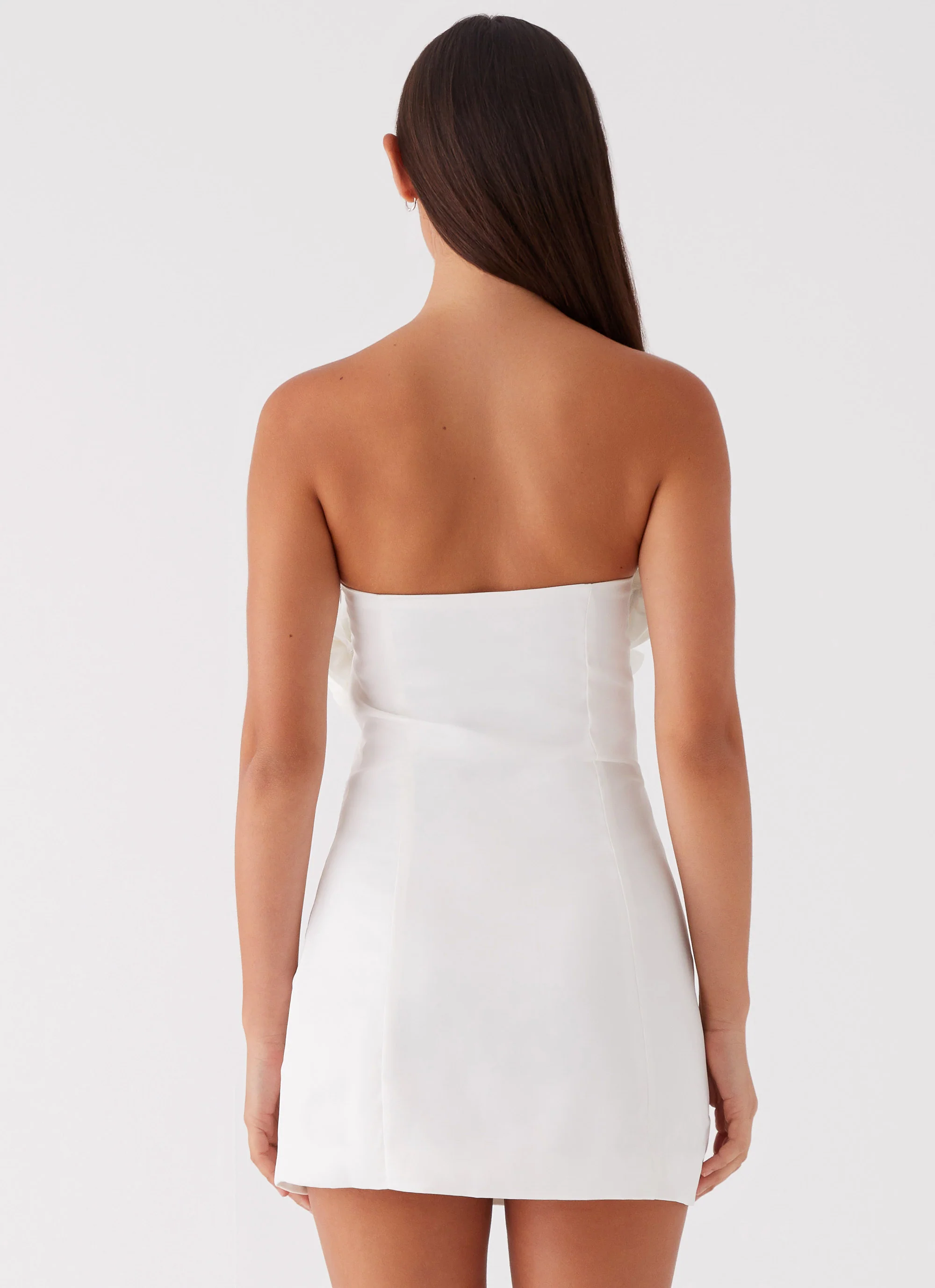 Bouquet Dream Mini Dress - White