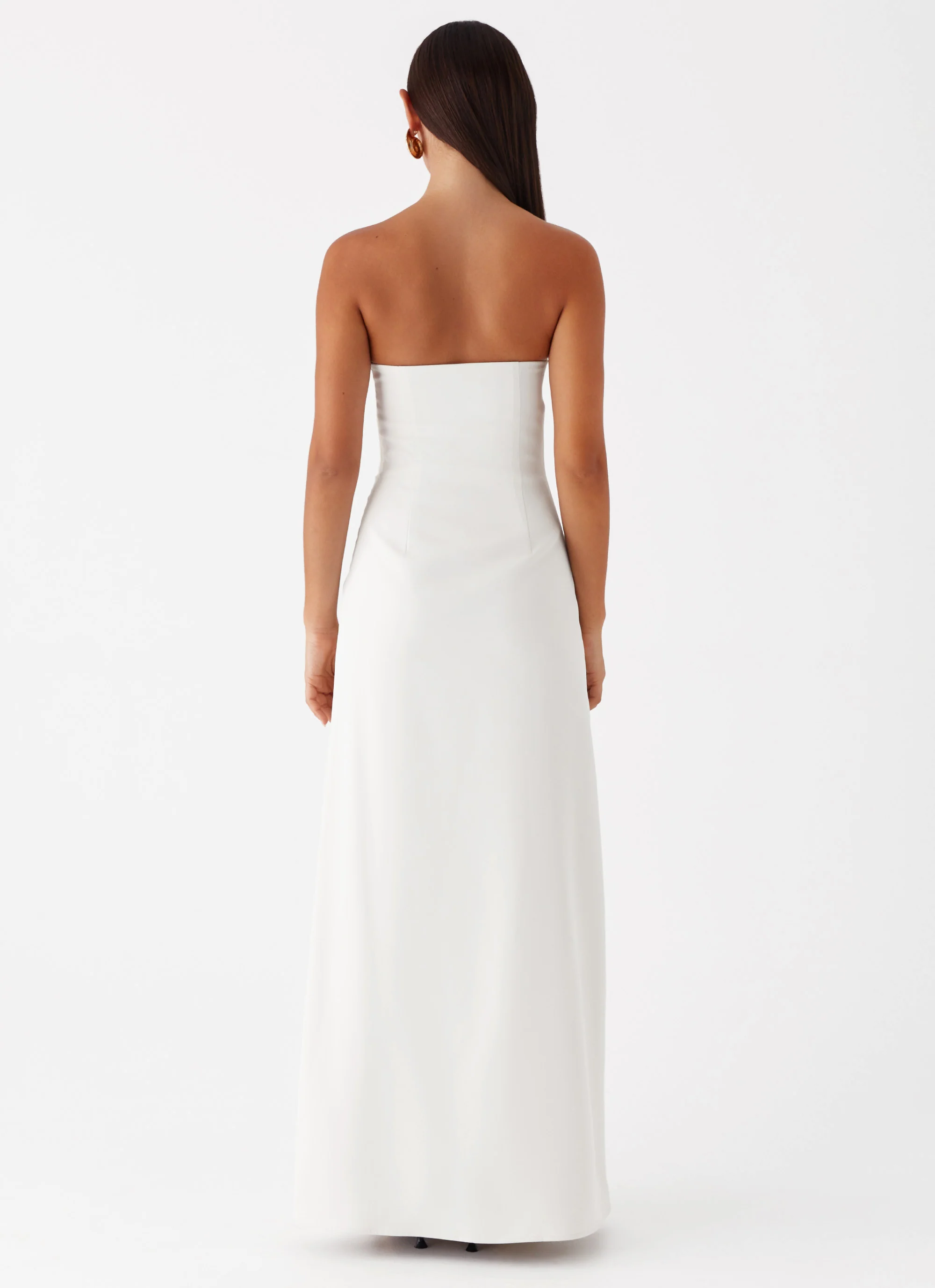 Tasmyn Bustier Maxi Dress - Stone