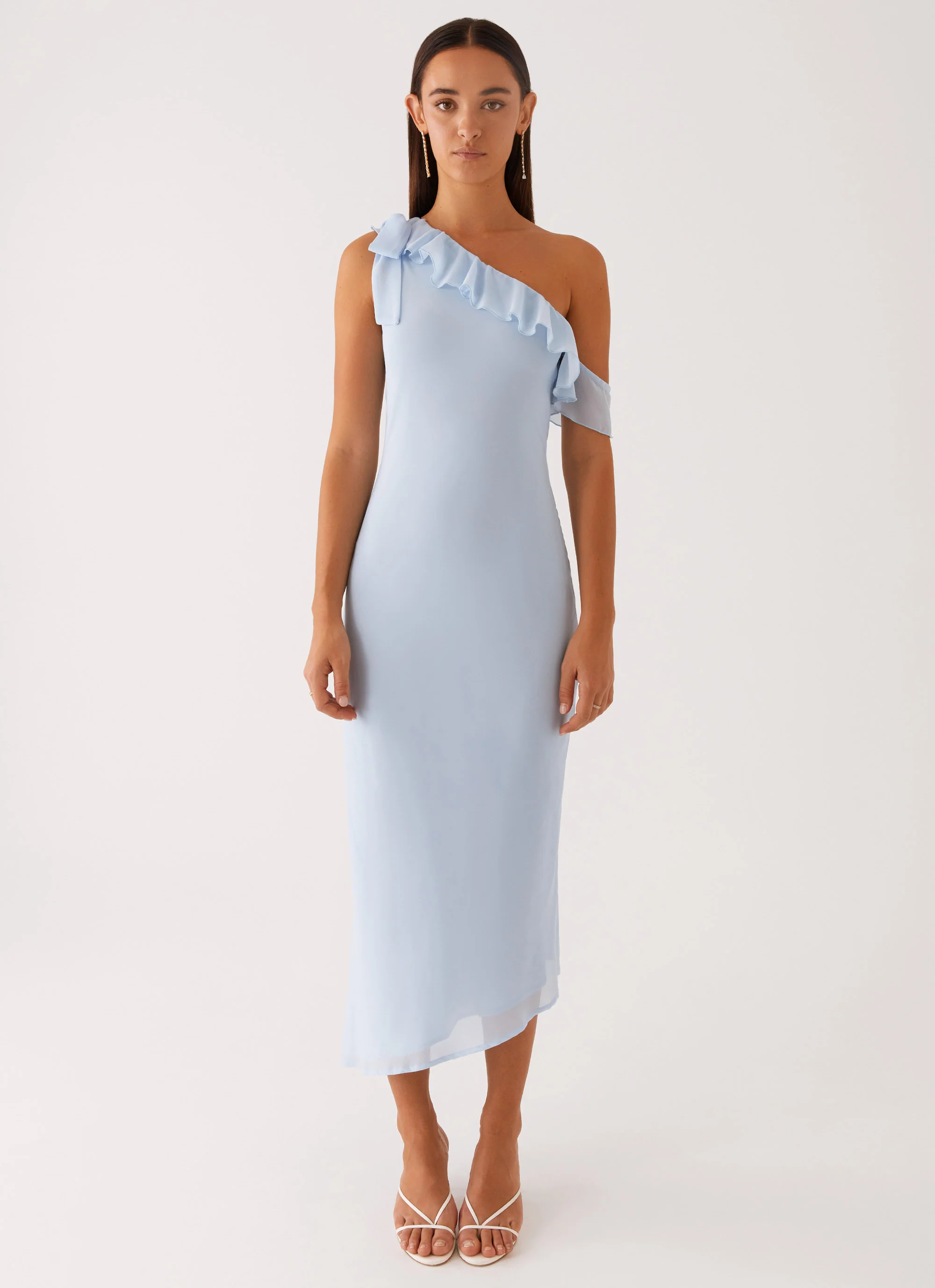 Faithful Midi Dress - Blue
