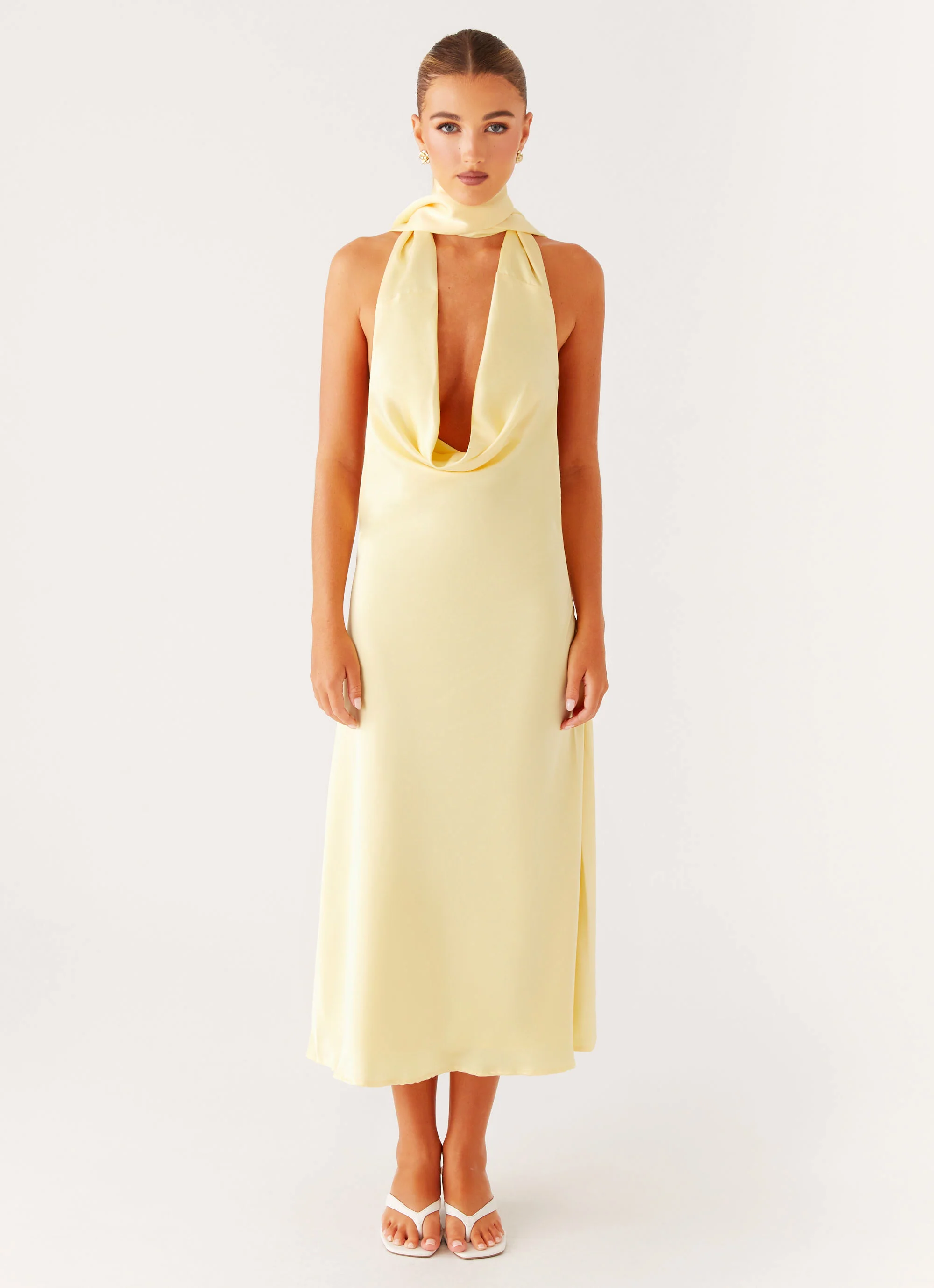 Sonny Midi Dress - Yellow