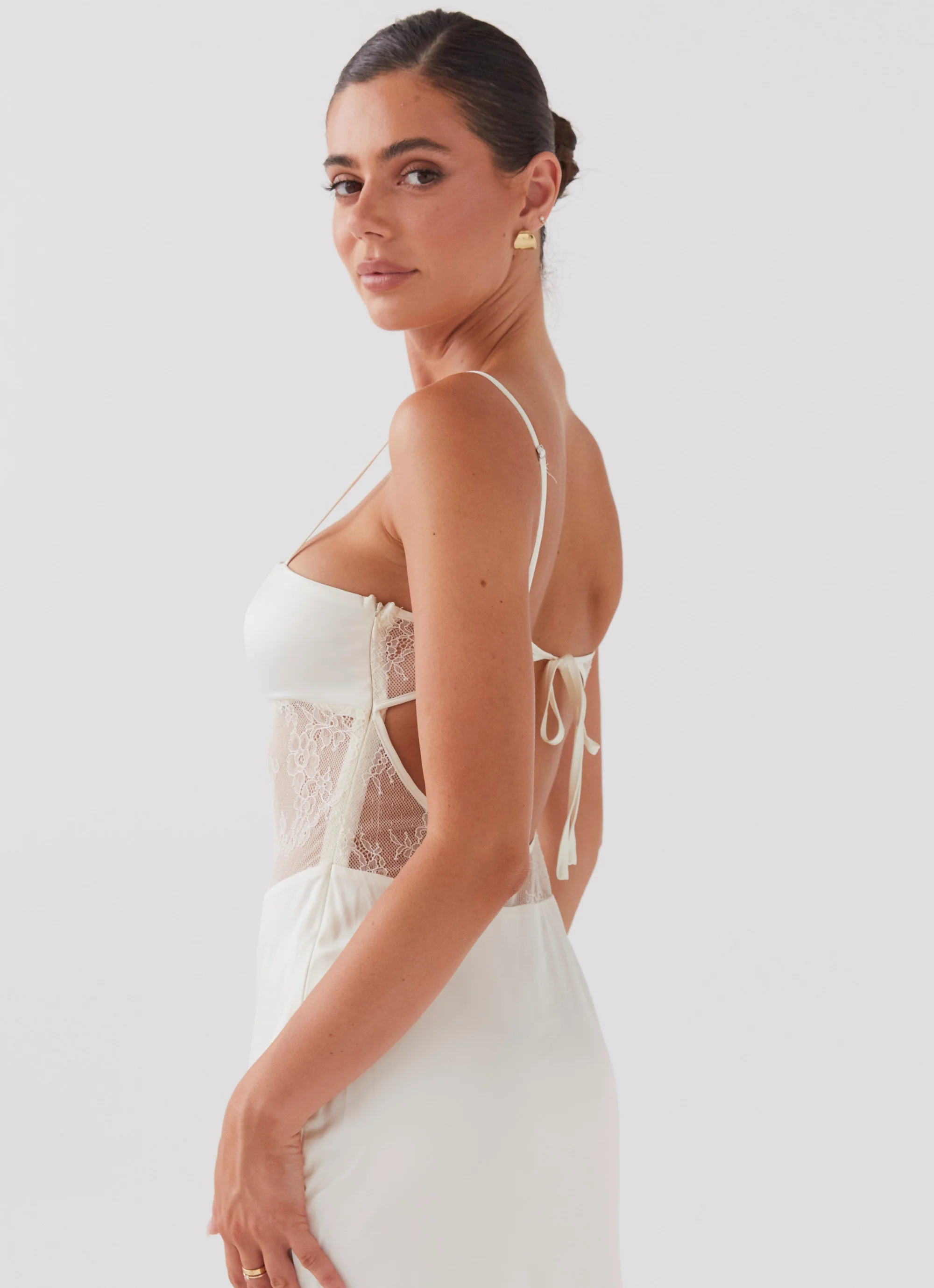 Palais Royale Lace Maxi Dress - Antique