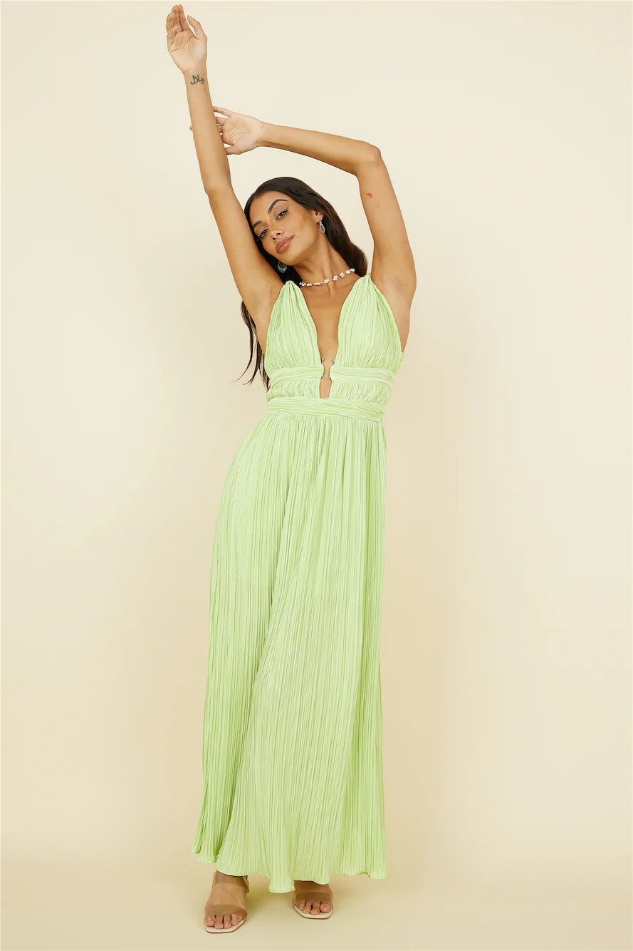Jupiter Calling Maxi Dress Green