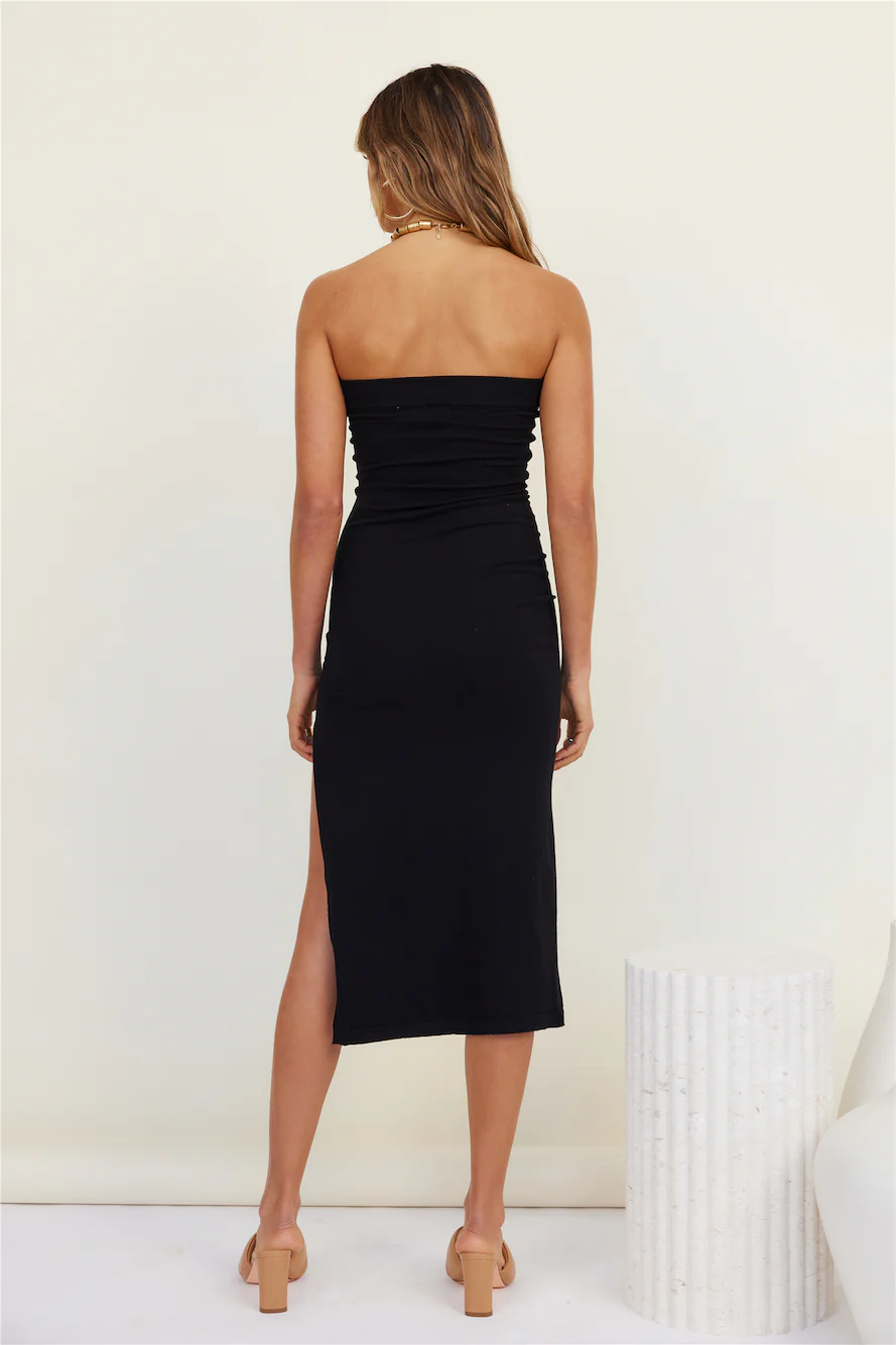 Morning Sun Maxi Dress Black