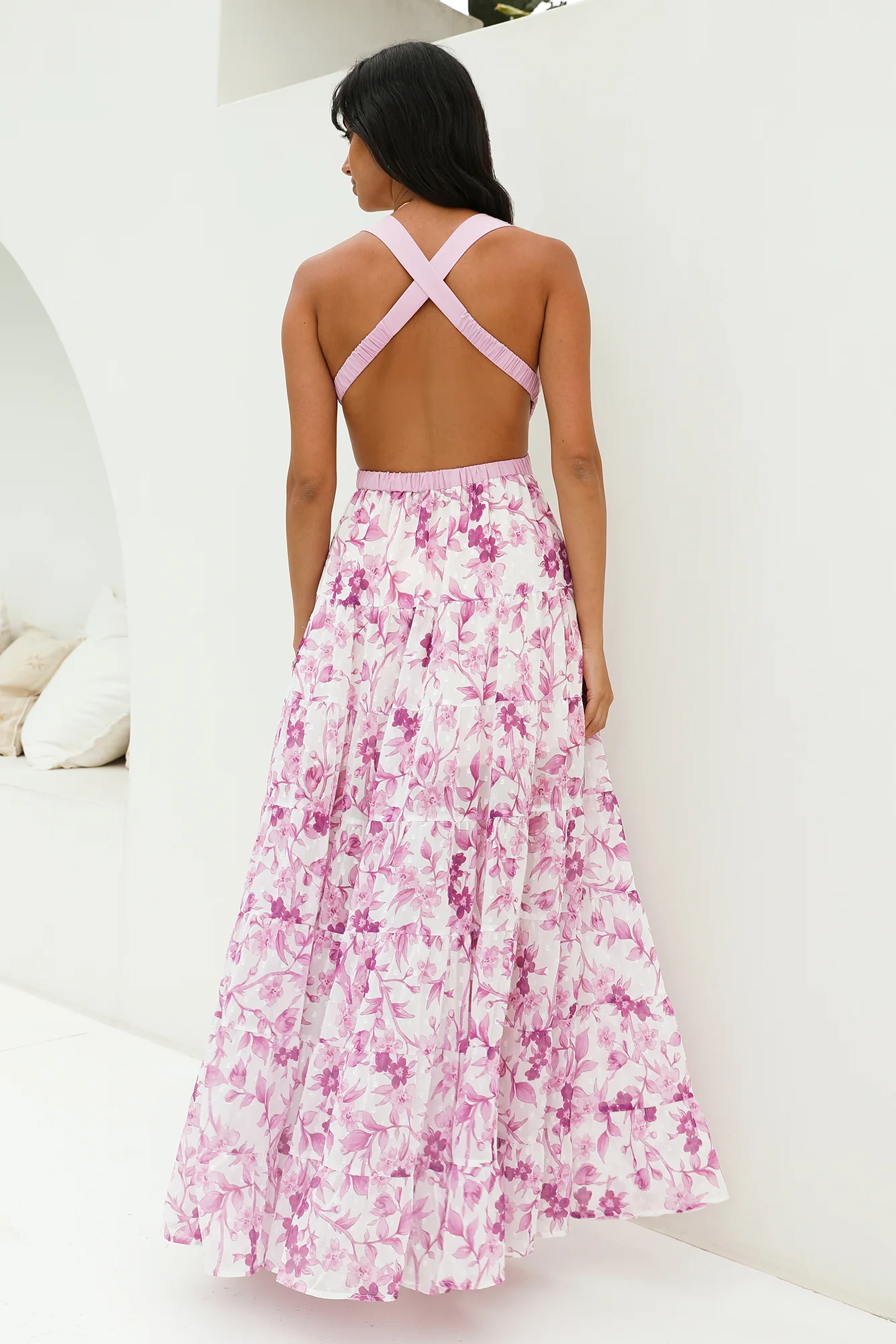 Fashion Forward Maxi Dress Purple