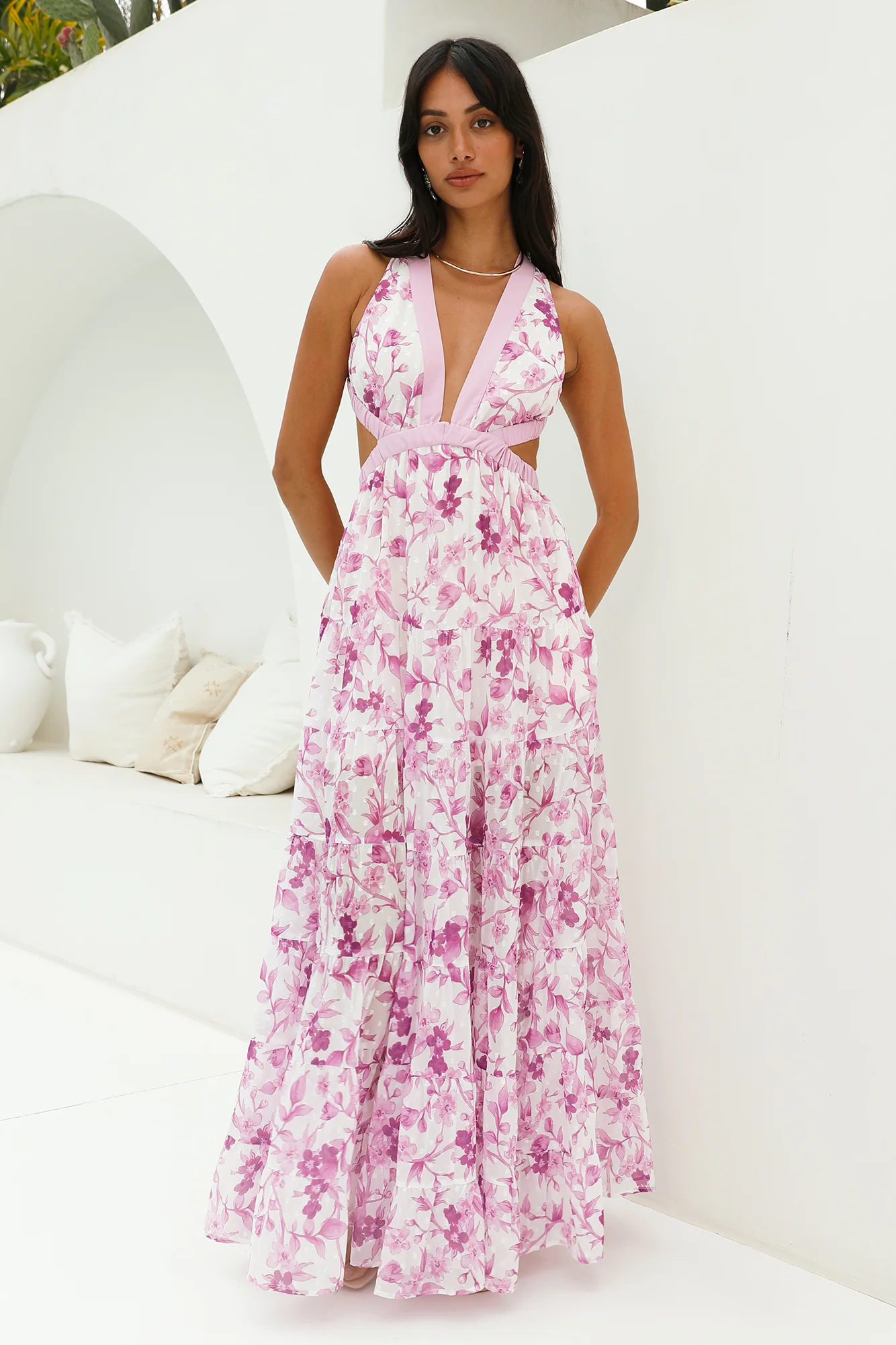 Fashion Forward Maxi Dress Purple