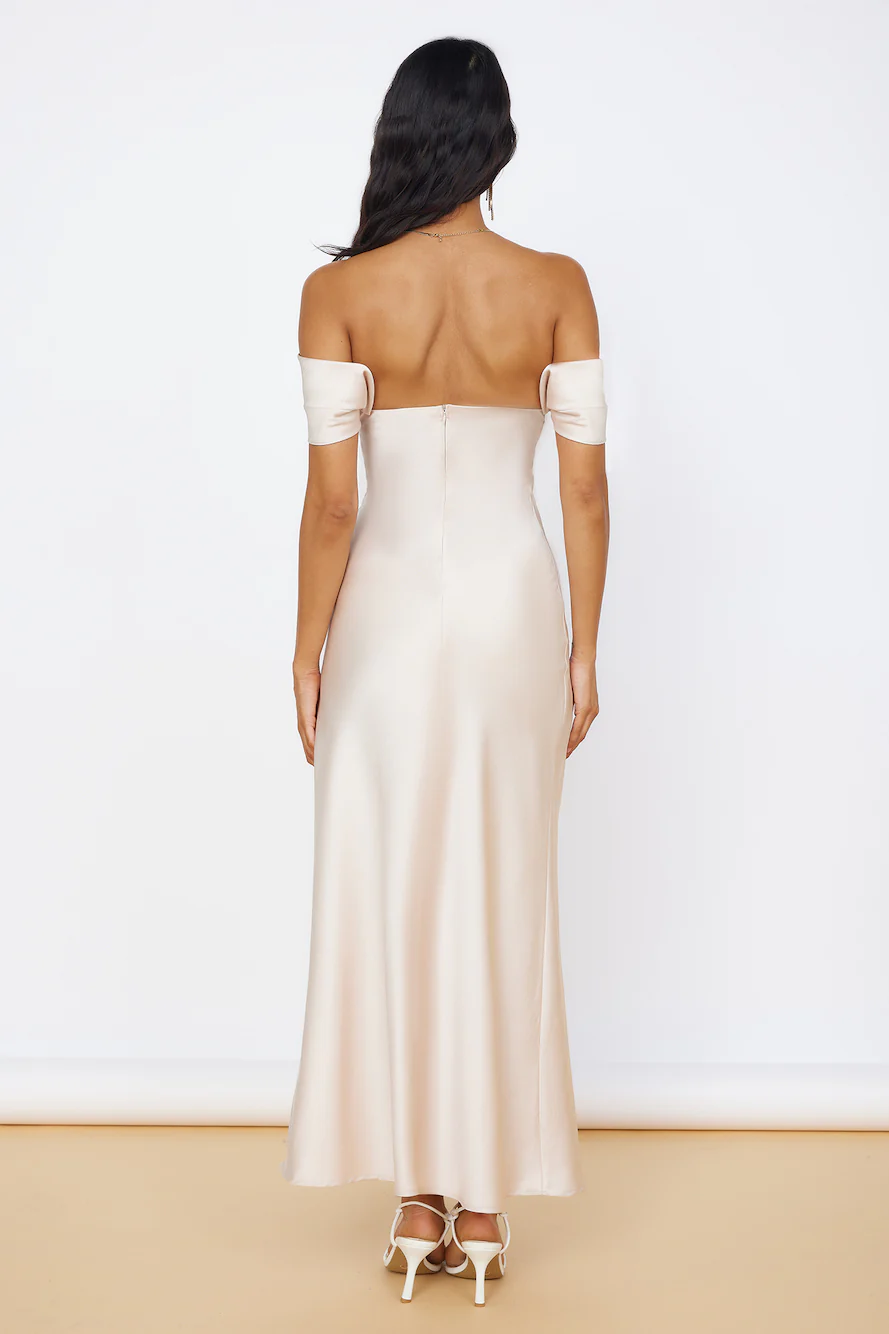 Sunny Reflections Maxi Dress Champagne