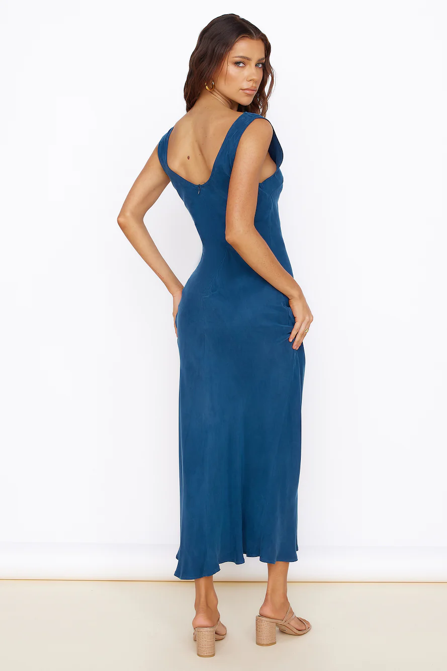 Have Me Daydreaming Maxi Dress Blue