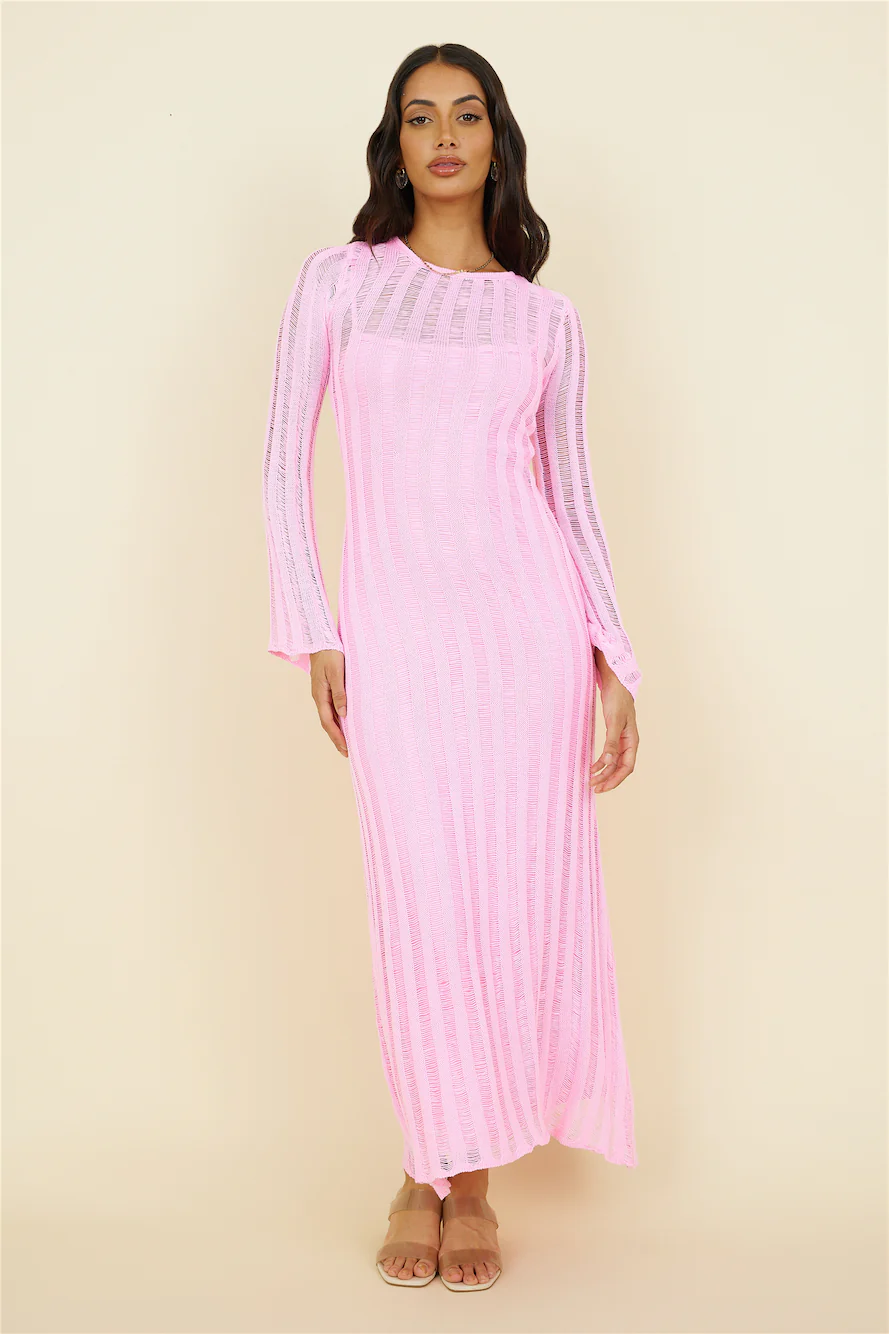 Exploration Maxi Dress Pink