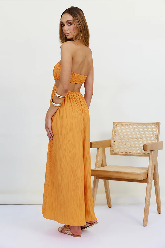 Delphina Maxi Dress Orange