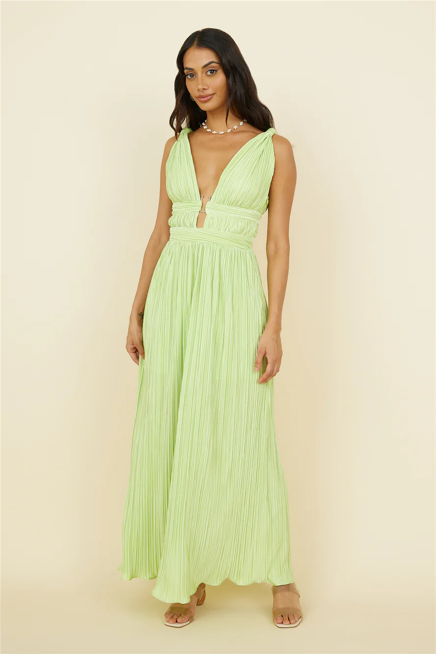 Jupiter Calling Maxi Dress Green