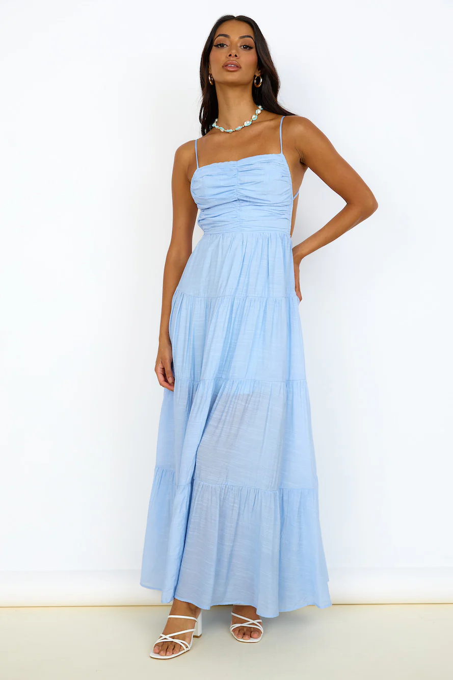 Brooklyn Baby Maxi Dress Blue