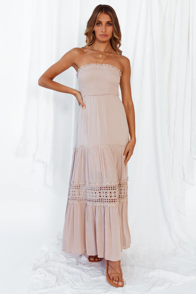 Agatha Maxi Dress Mocha