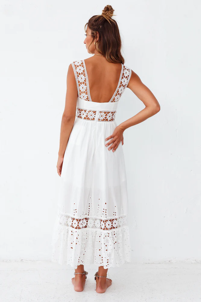 Eugenia Maxi Dress White