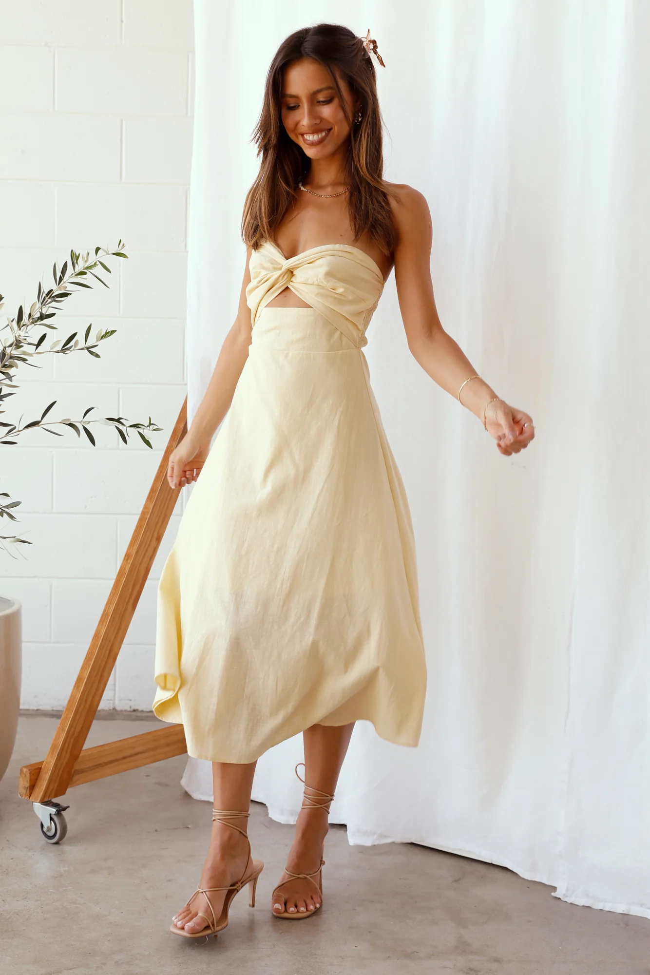 My Advice Maxi Dress Yellow