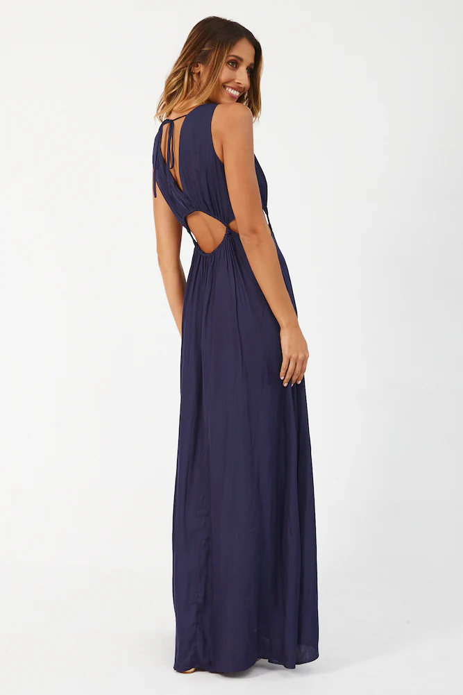 HELLO MOLLY Since I Met You Maxi Dress Ink