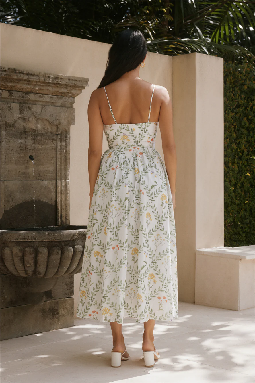 Ellie Elights Maxi Dress Green