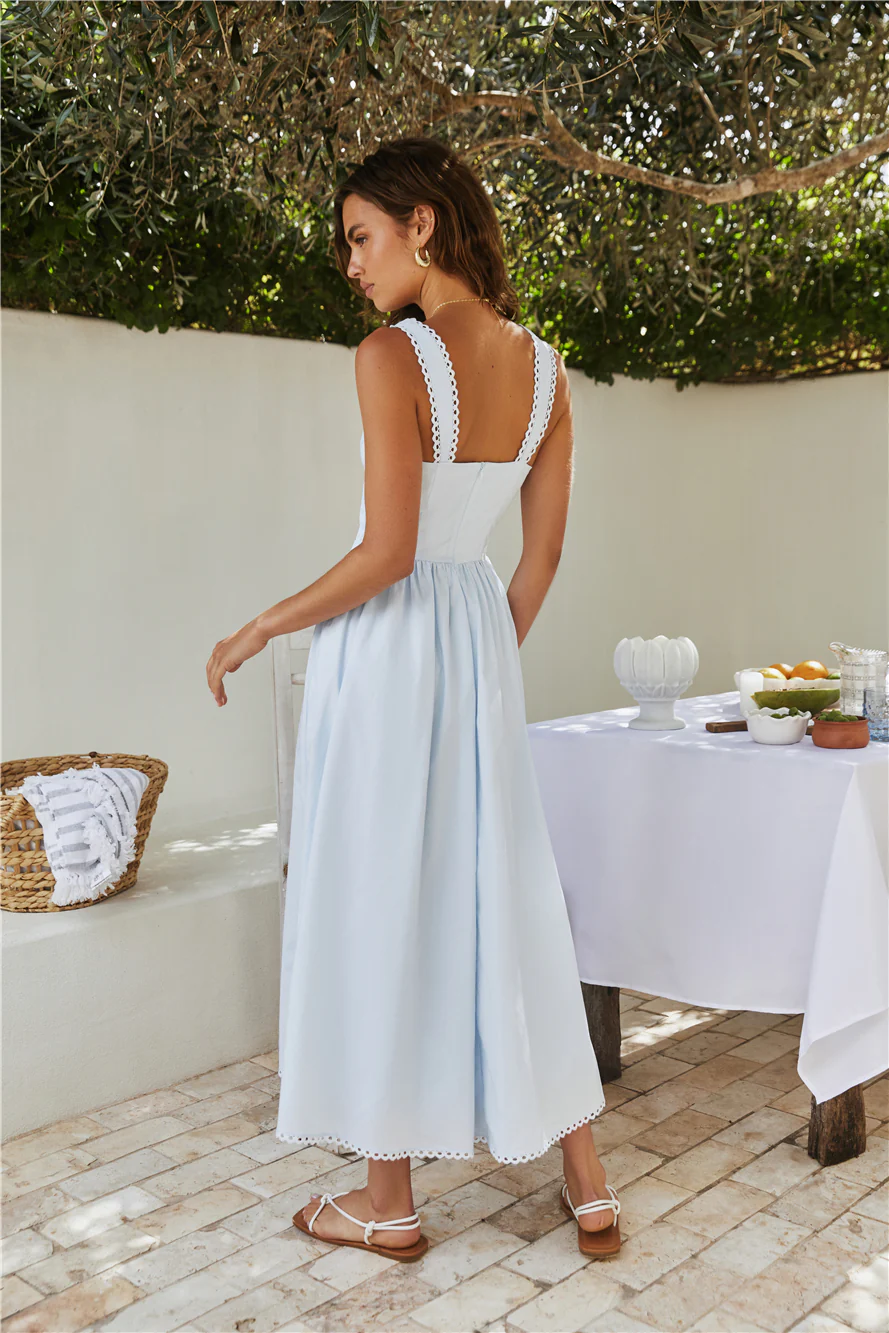 Wandering Soul Maxi Dress Blue