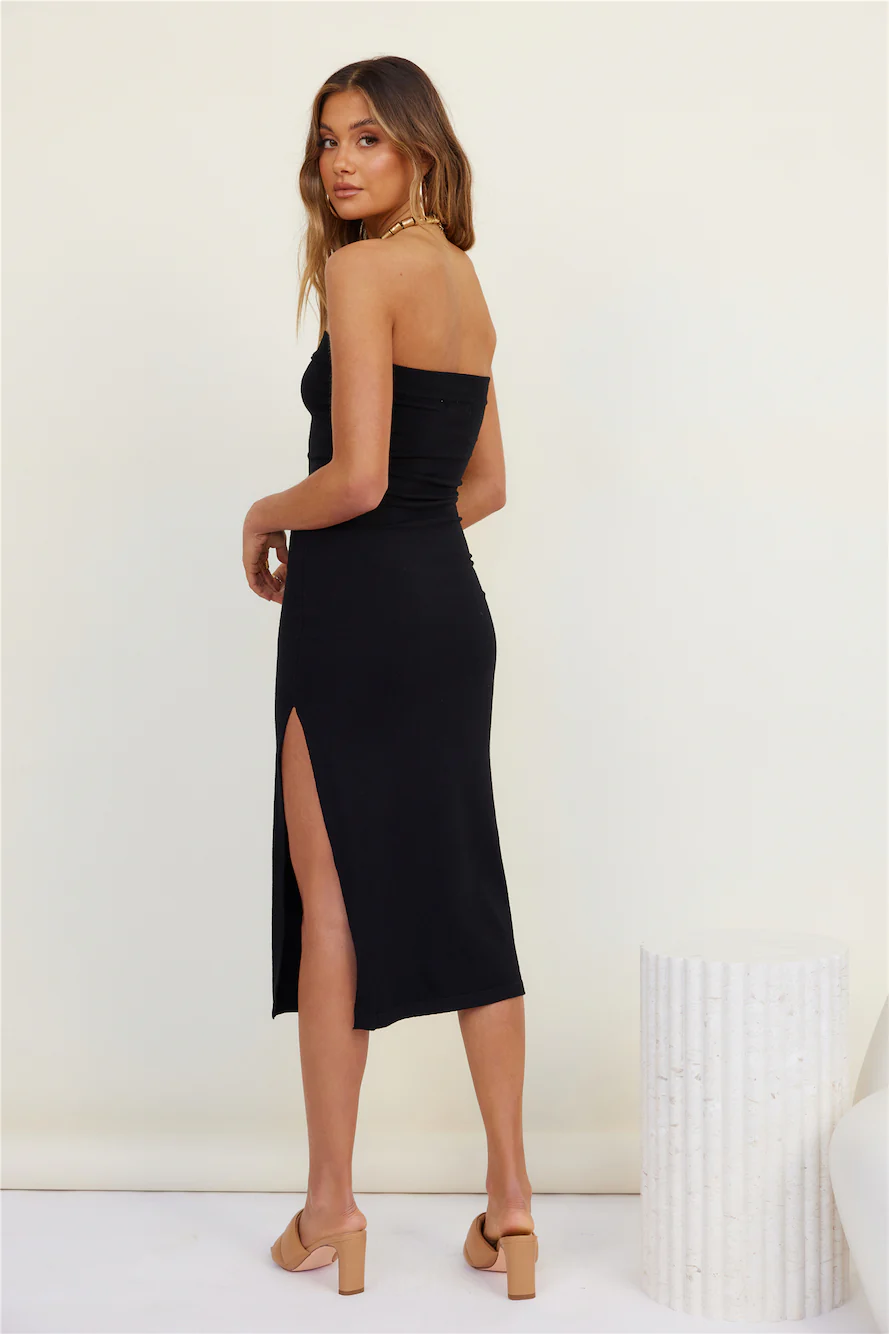 Morning Sun Maxi Dress Black