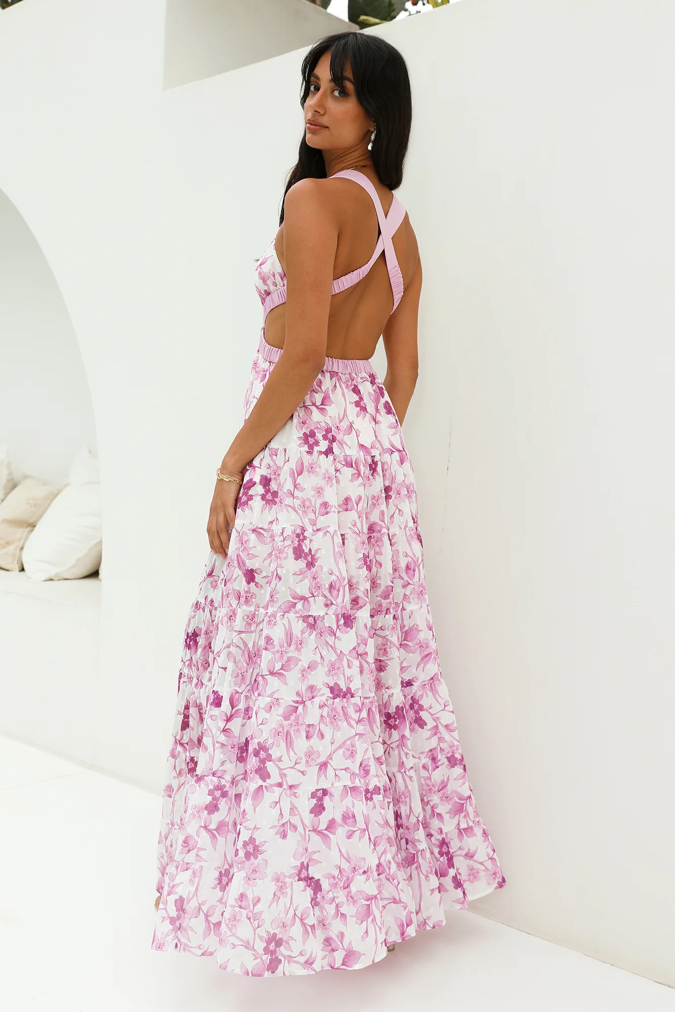 Fashion Forward Maxi Dress Purple