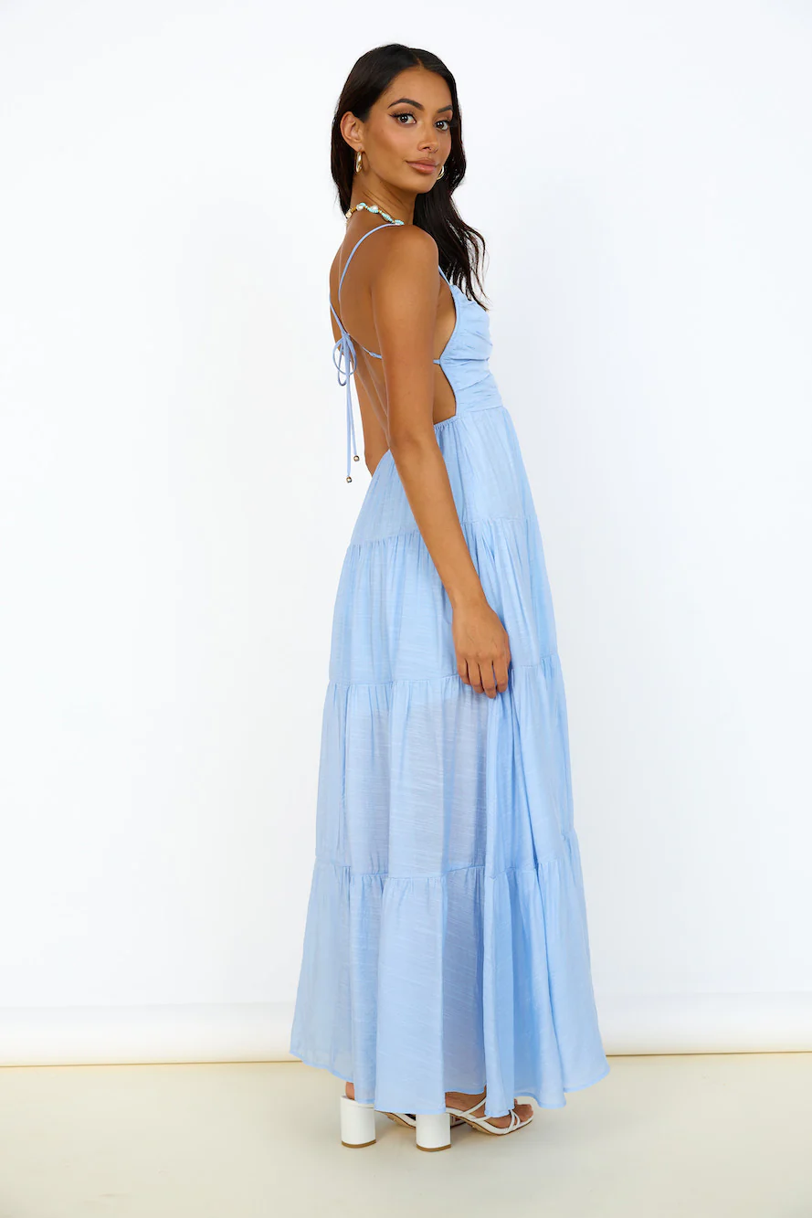 Brooklyn Baby Maxi Dress Blue