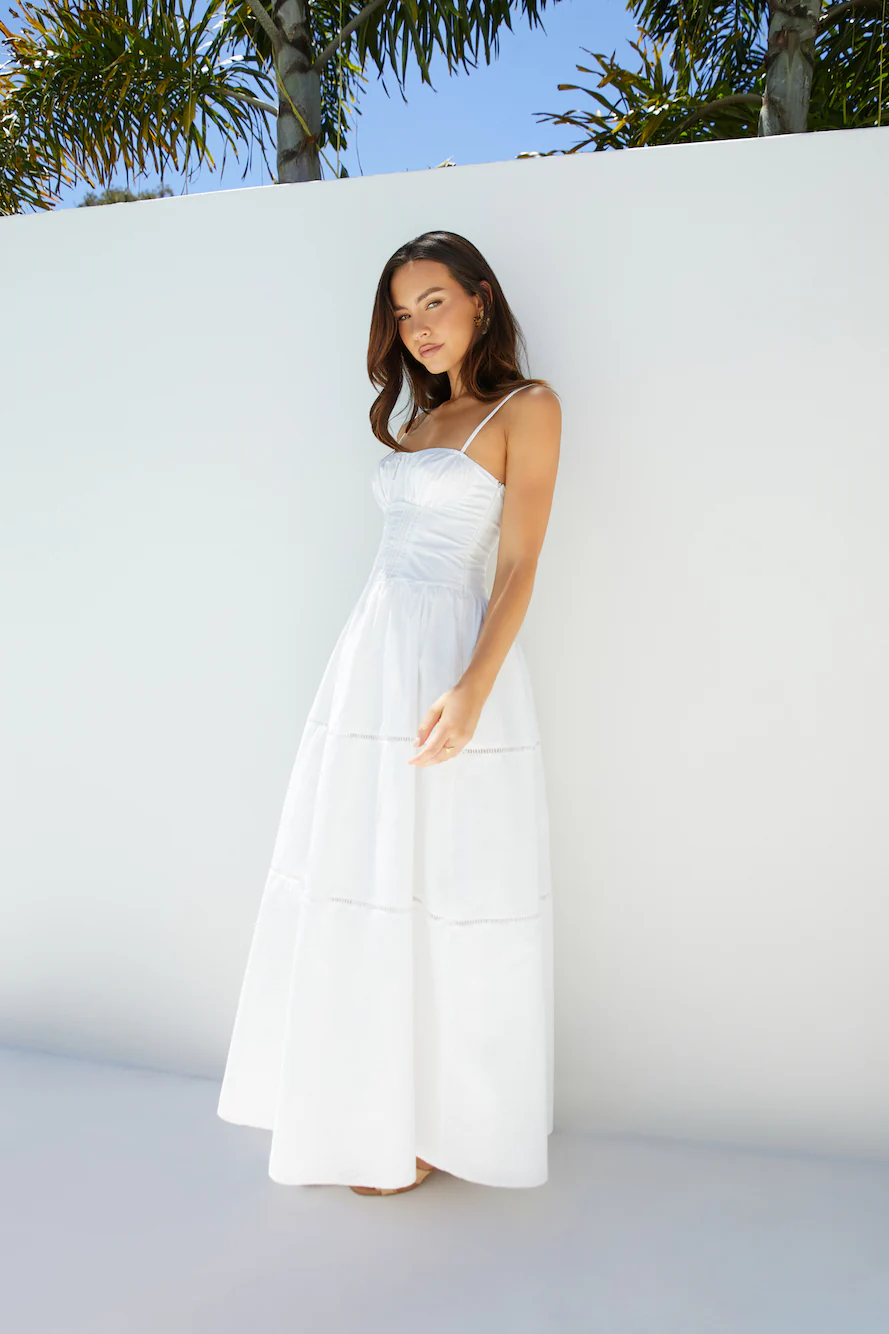 Mandy More Maxi Dress White