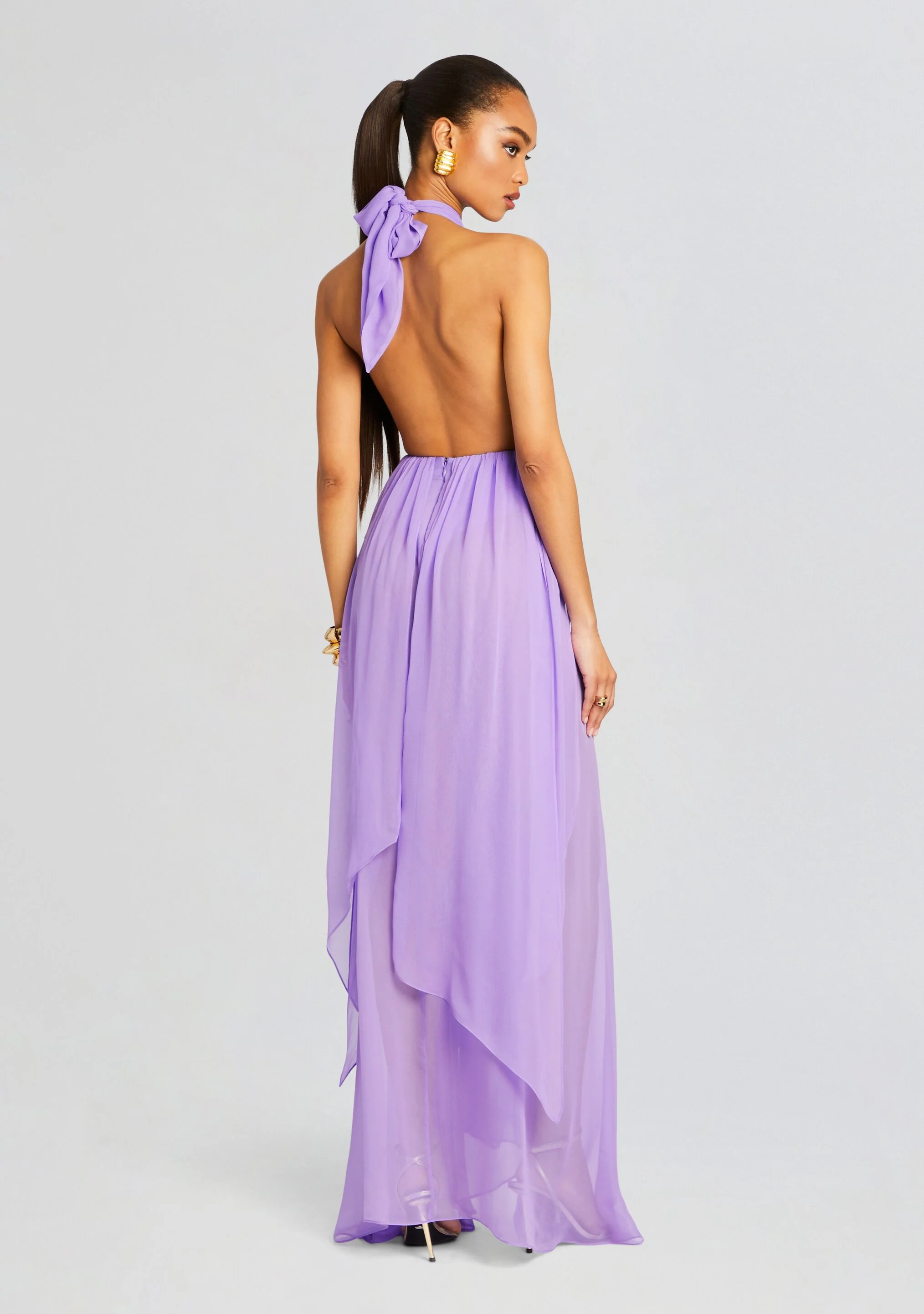 Ina Silk Chiffon Dress