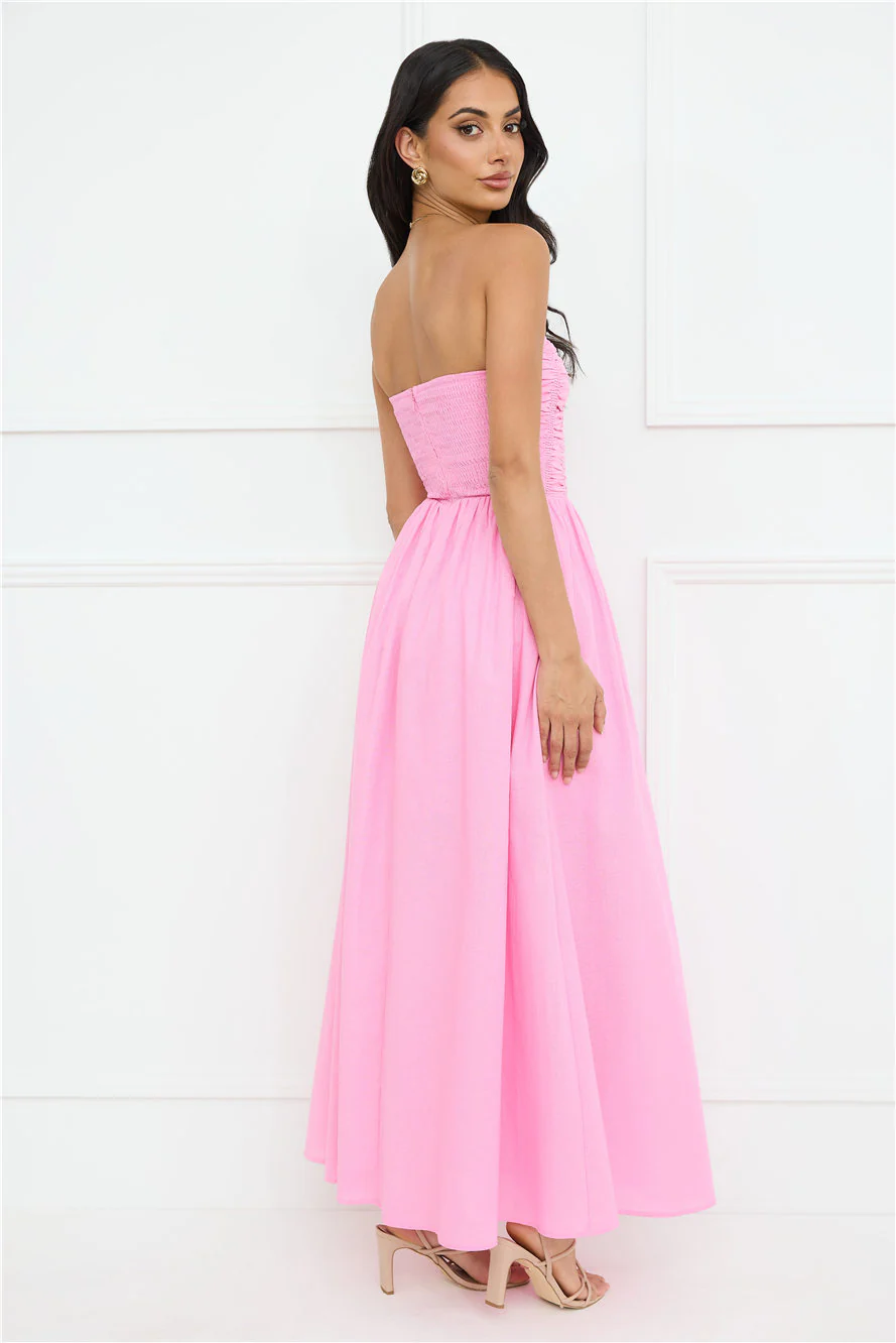 Luciana Strapless Maxi Dress
