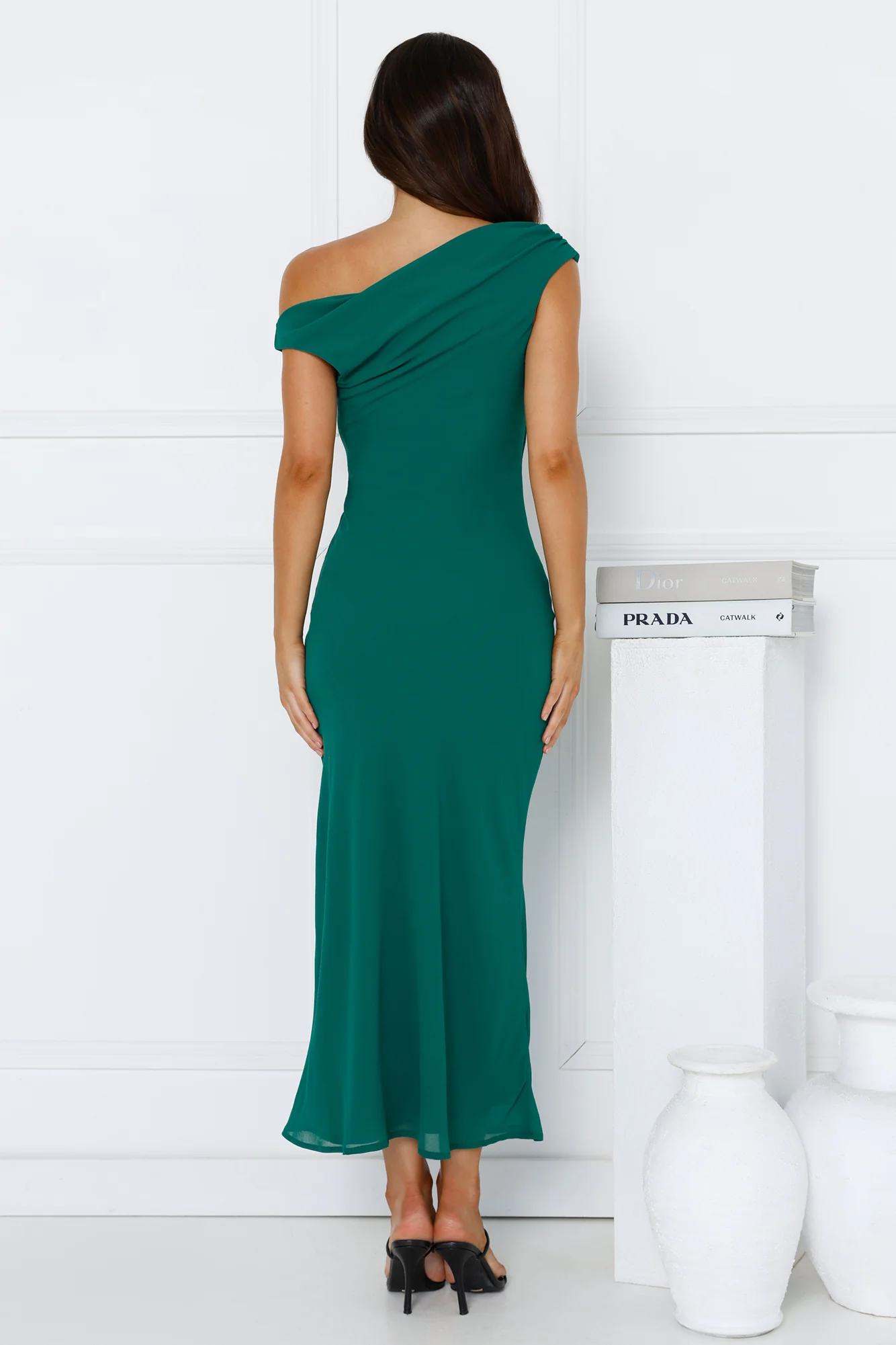 Xenia Off Shoulder Midi Dress