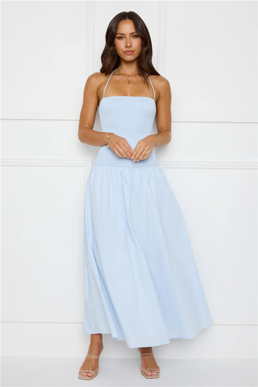 Unmatched Energy Halter Maxi Dress