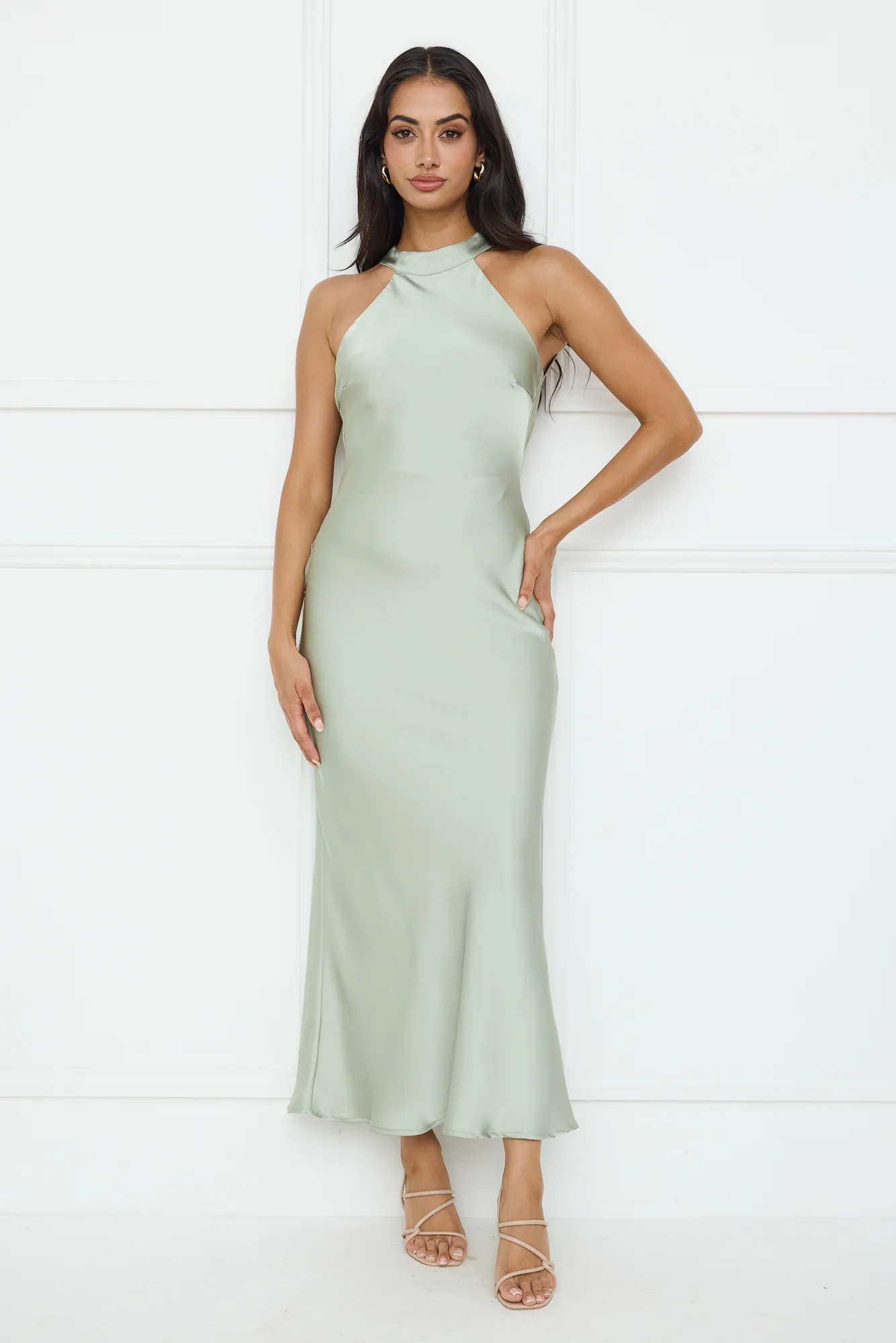 Icon Status Satin Maxi Dress