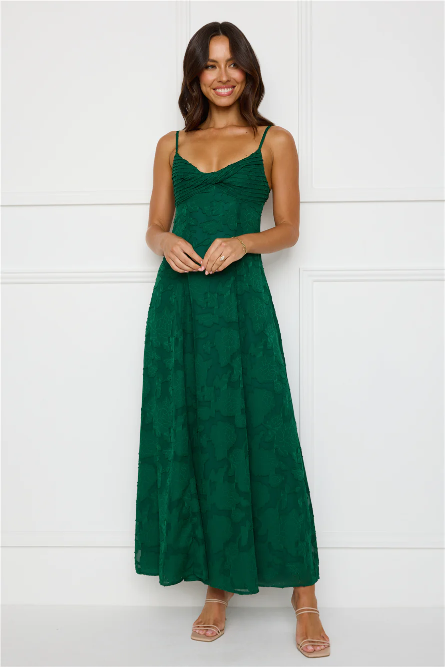 Pine Blossom Maxi Dress