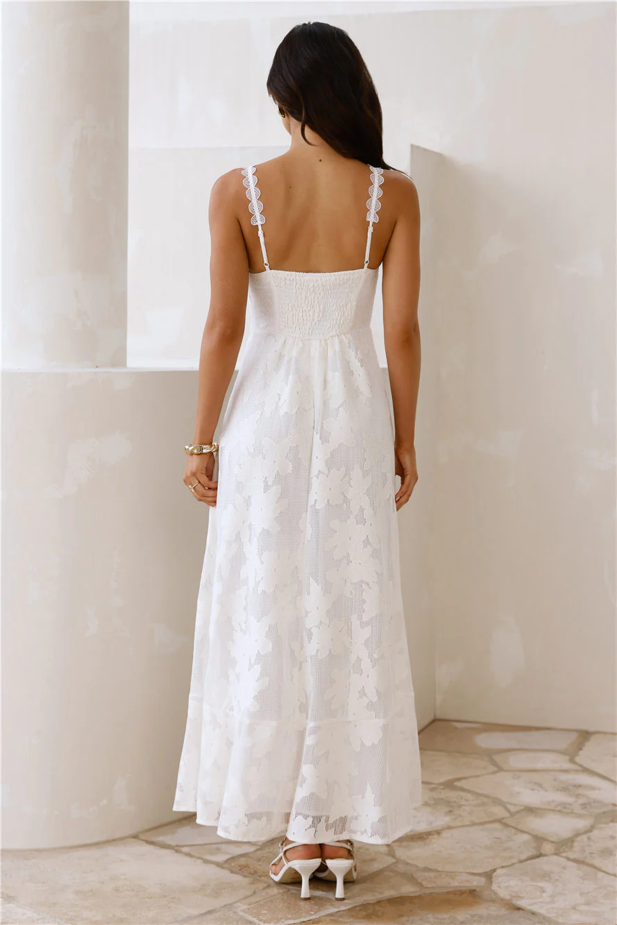 Soft Blossom Maxi Dress