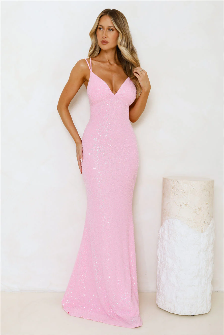 Shimmering Elegance Maxi Dress