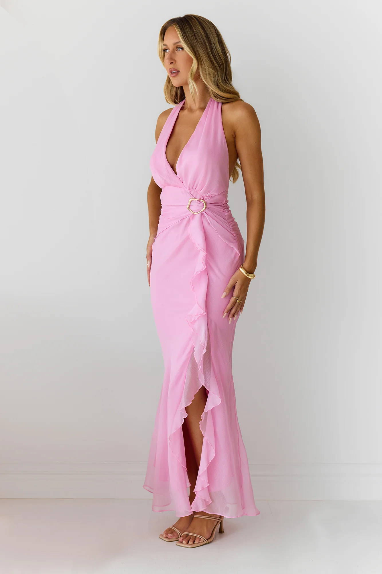 Follow The Stars Halter Maxi Dress