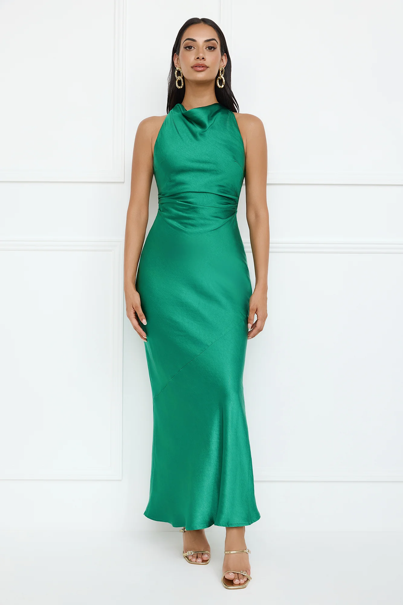 Eden Satin Maxi Dress
