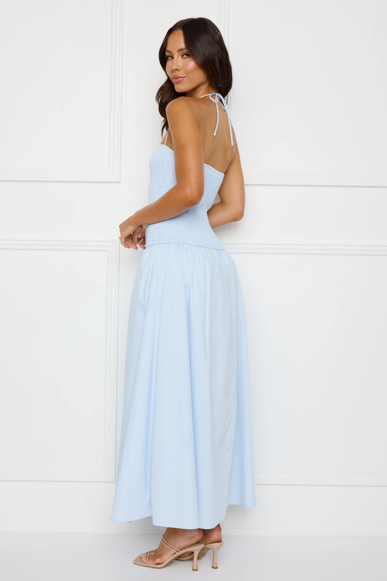 Unmatched Energy Halter Maxi Dress