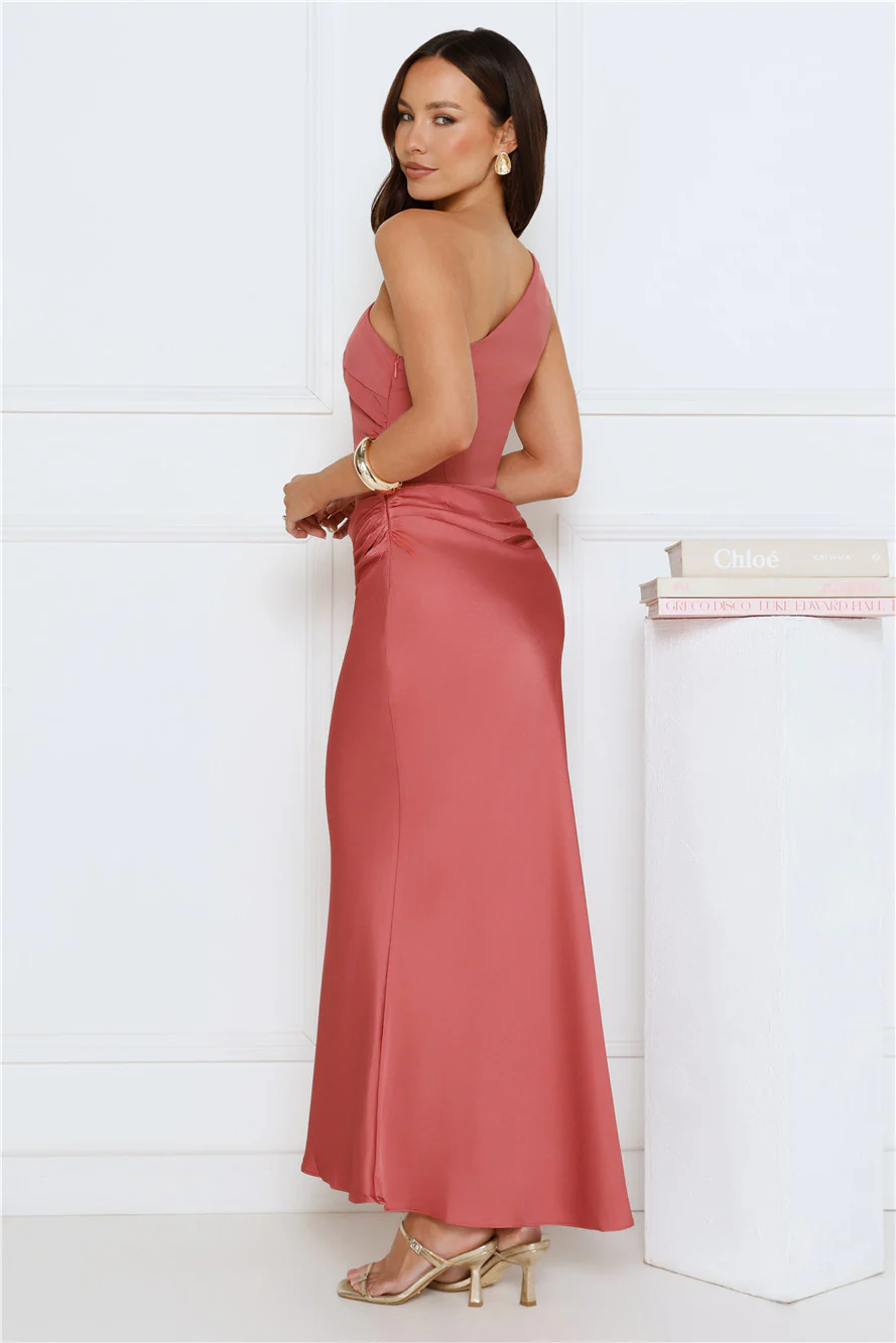 Starlit Darling Satin Maxi Dress