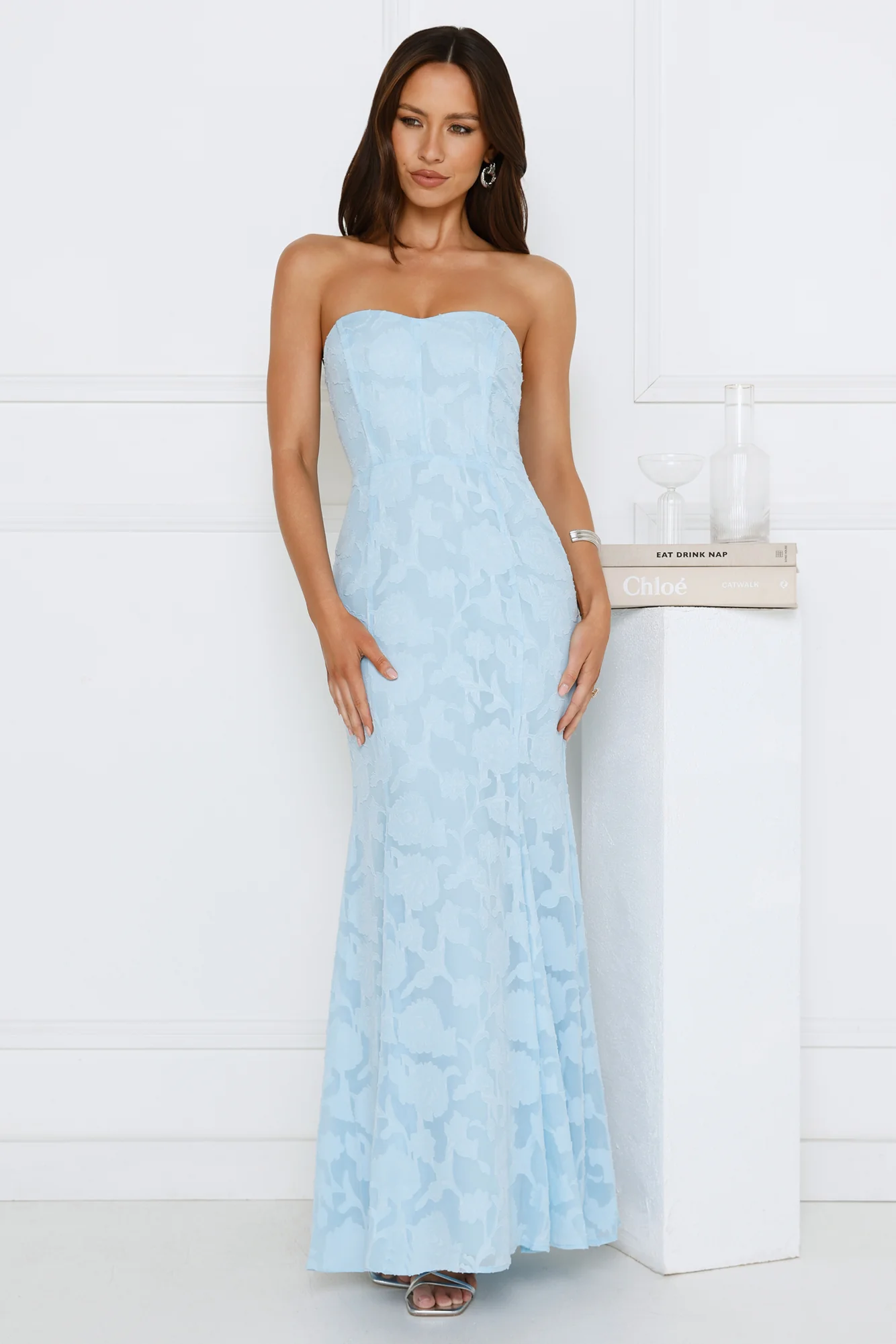 Sea Kissed Strapless Maxi Dress