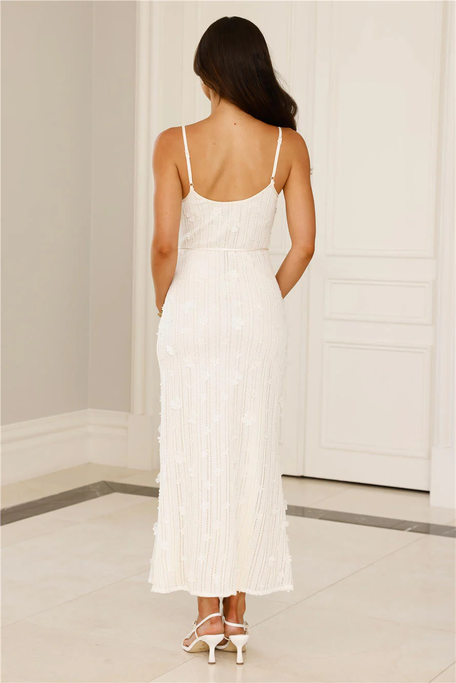 Delicately Divine Knit Maxi Dress