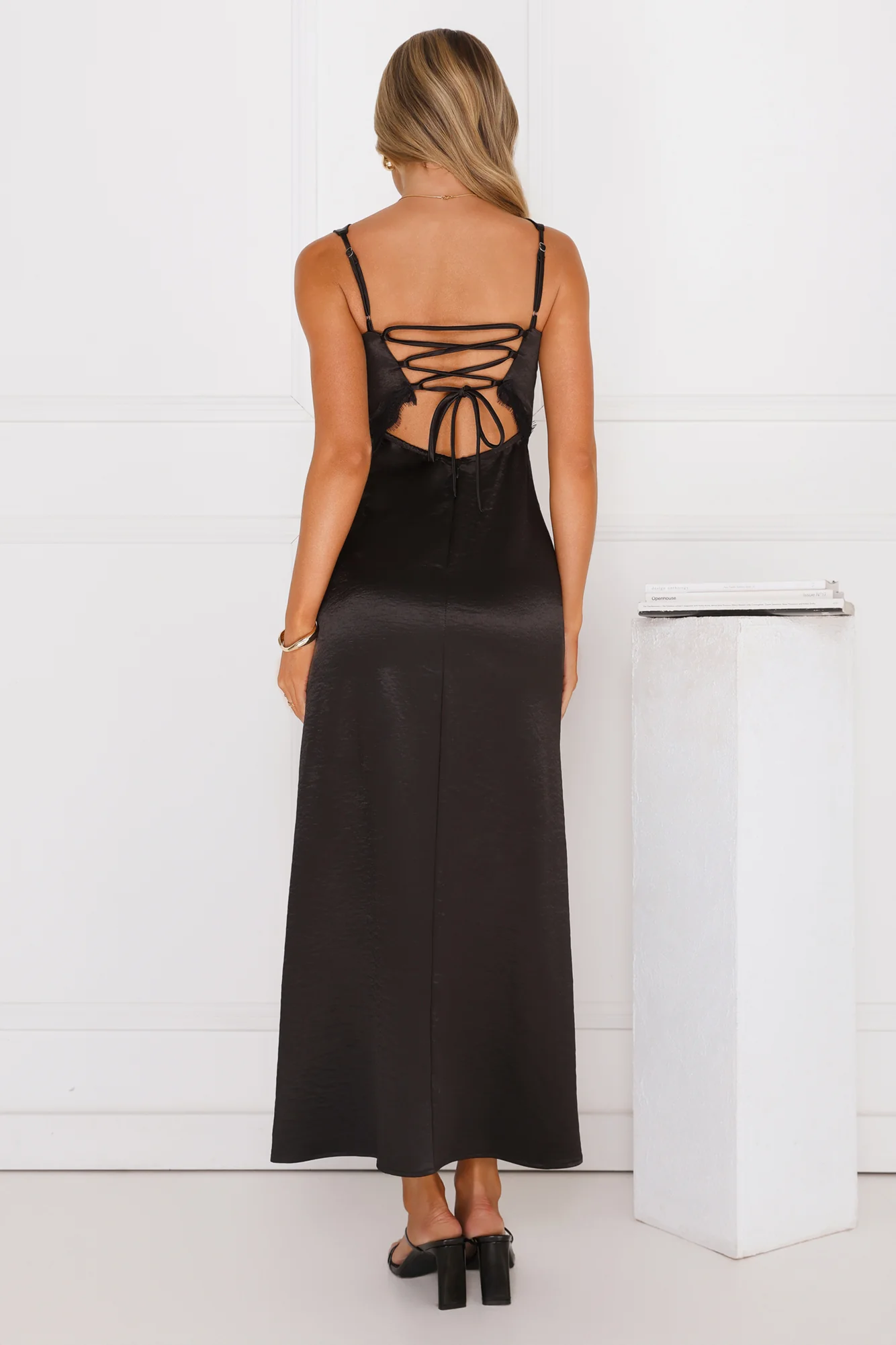 That Girl Theory Satin Maxi Dress