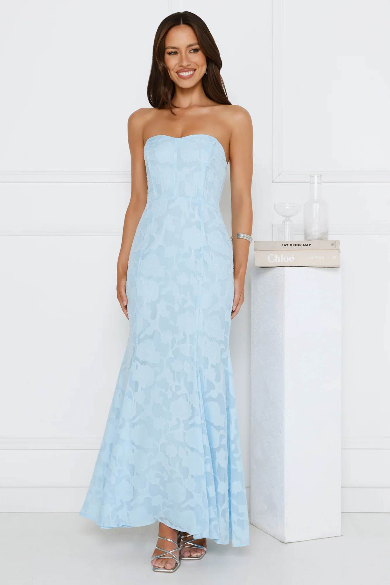 Sea Kissed Strapless Maxi Dress