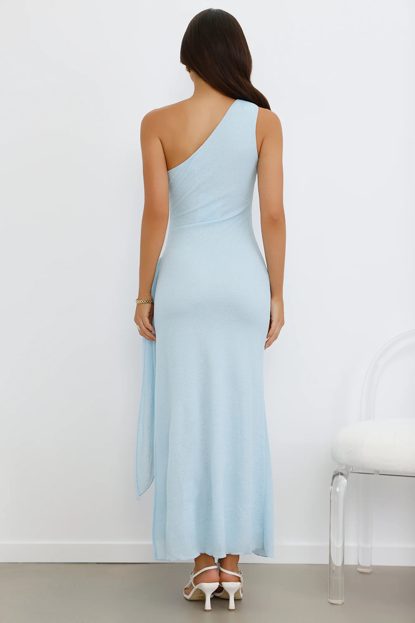 Tidal Dream One Shoulder Maxi Dress