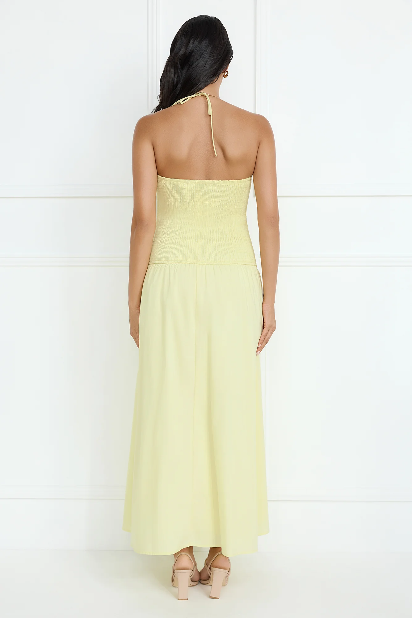 Unmatched Energy Halter Maxi Dress