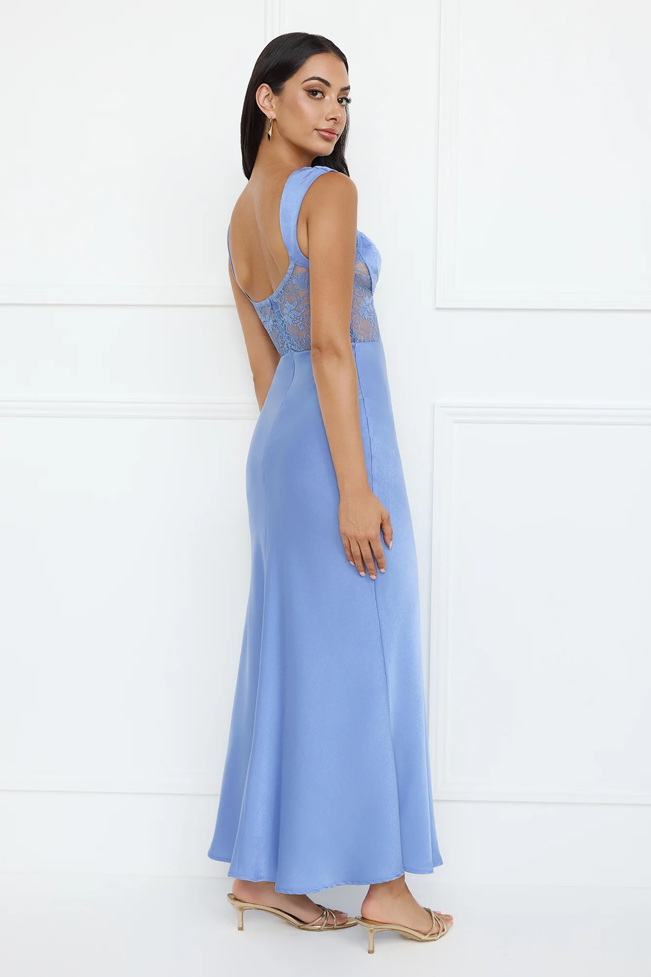 Permission To Party Satin Maxi Dress