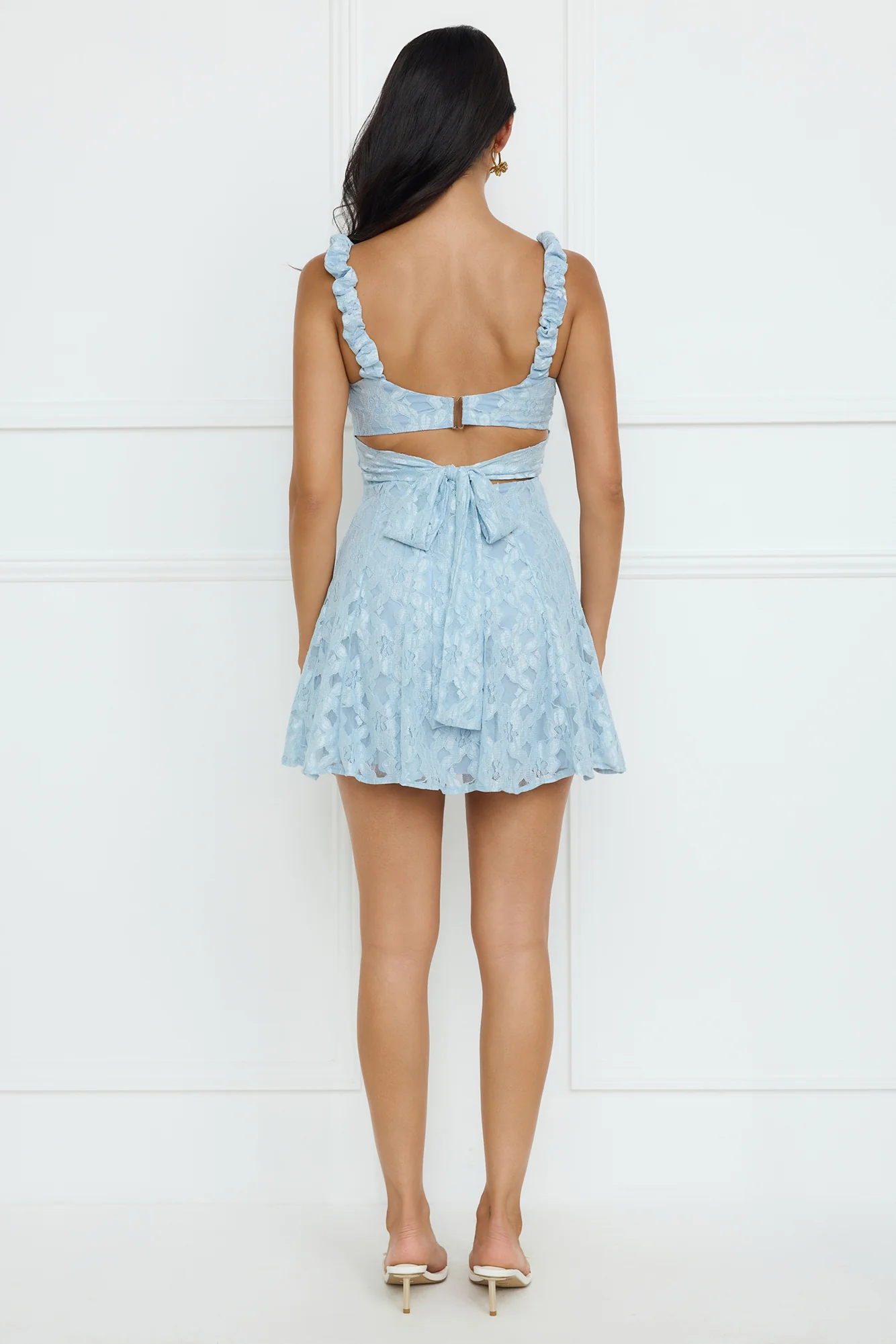 Refreshing Soul Lace Mini Dress