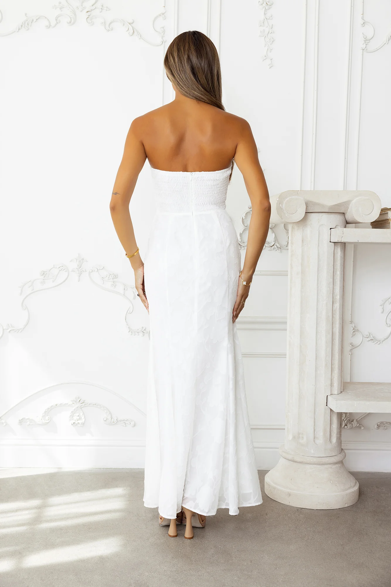 Sea Kissed Strapless Maxi Dress