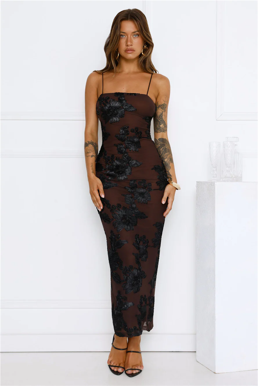Estelle Mesh Maxi Dress