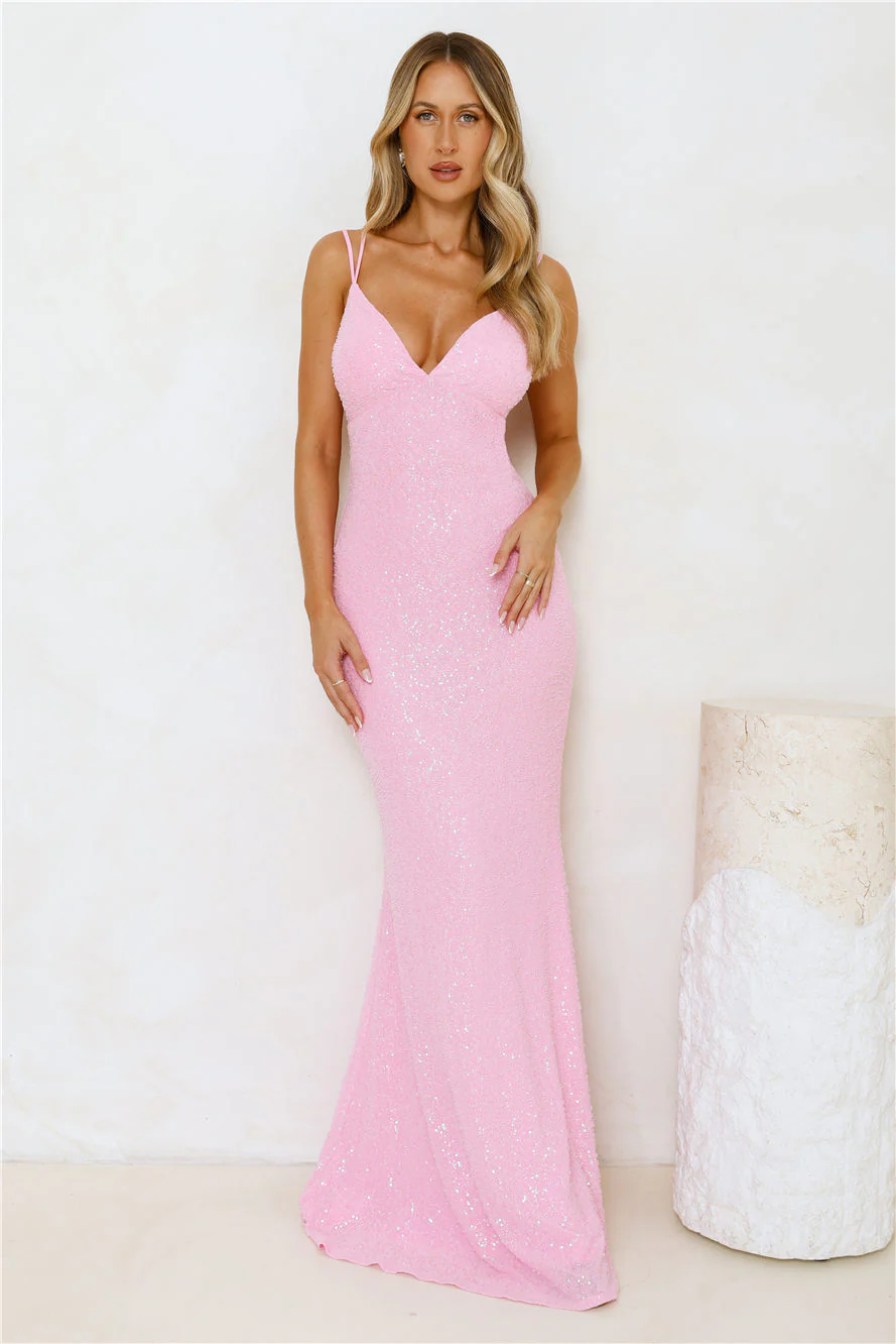 Shimmering Elegance Maxi Dress
