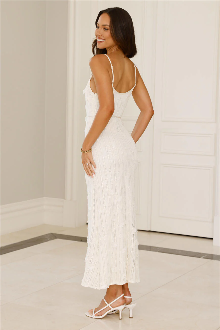 Delicately Divine Knit Maxi Dress